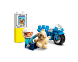 LEGO® Duplo 10967 Police Motorcycle, Age 2+, Building Blocks, 2022 (5pcs)