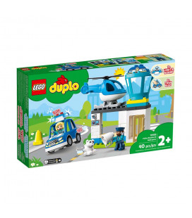 LEGO® Duplo 10959 Police Station & Helicopter, Age 2+, Building Blocks, 2022 (40pcs)