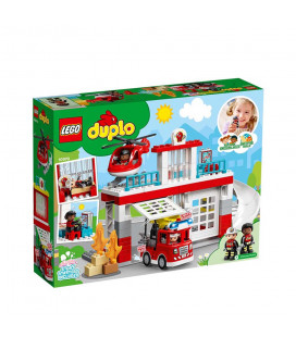 LEGO® Duplo 10970 Fire Station & Helicopter, Age 2+, Building Blocks, 2022 (117pcs)