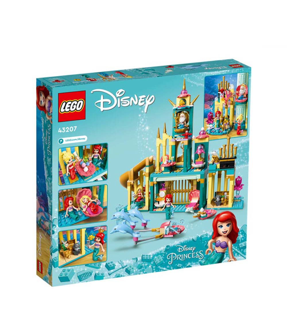 LEGO® DISNEY 43207 UNDERWATER PALACE, AGE 6+, BUILDING BLOCKS, 2022 (498PCS)