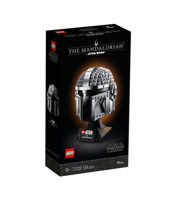 LEGO® Star Wars™ 75328 The Mandalorian™ Helmet, Age 18+, Building Blocks, 2022 (584pcs)