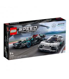LEGO® Speed Champions 76909 Mercedes-AMG F1 W12 E Performance & Mercedes-AMG Project One, Age 9+, Building Blocks, 2022 (564pcs
