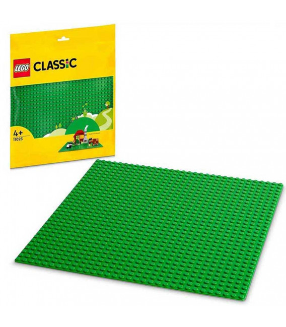 LEGO® Classic 11023 Green Baseplate, Age 4+, Building Blocks, 2022 (1pcs)