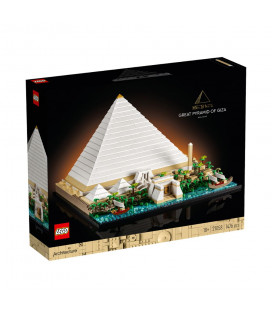 LEGO® Architecture 21058 The Great Pyramids of Giza, Age 18+, Building Blocks, 2022 (1476pcs)