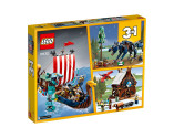 LEGO® Creator 3 In 1 31132 Viking Ship and the Midgard Serpent, Age 9+, Building Blocks, 2022 (1192pcs)