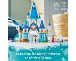 LEGO® Disney Princess 43206 Cinderella and Prince Charming's Castle, Age 5+, Building Blocks, 2022 (365pcs)