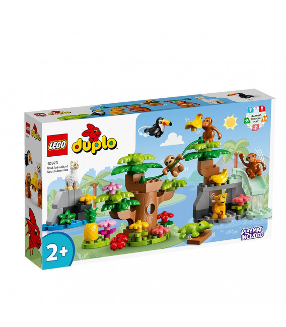 LEGO® DUPLO 10973 Wild Animals of South America, Age 2+, Building Blocks, 2022 (71pcs)