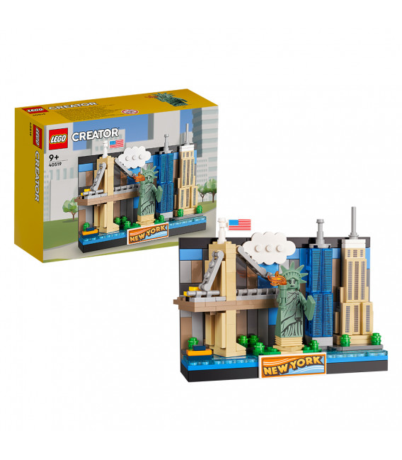 LEGO® LEL Creator 40519 New York Postcard, Age 9+, Building Blocks, 2022 (253pcs)