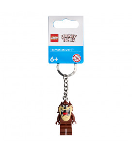 LEGO® LEL Looney Tunes 854156 Tasmanian Devil Key Chain, Age 6+, Accessories, 2022 (1pc)