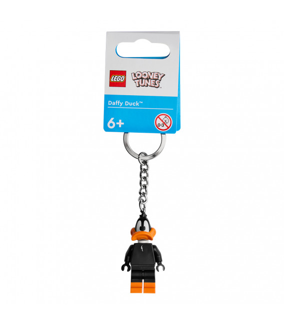 LEGO® LEL Looney Tunes 854199 Daffy Duck Key Chain, Age 6+, Accessories, 2022 (1pc)