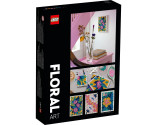LEGO® ART 31207 Floral Art, Age 18+, Building Blocks, 2022 (2870pcs)