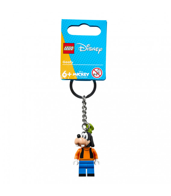 LEGO® LEL Disney 854196 Goofy Key Chain, Age 6+, Accessories, 2022 (1pc)
