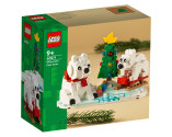 LEGO® LEL Iconic 40571 Wintertime Polar Bears, Age+, Building Blocks, 2022 (312pcs)
