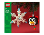 LEGO® LEL Iconic 40572 Penguin & Snowflake, Age 7+, Building Blocks, 2022 (139pcs)