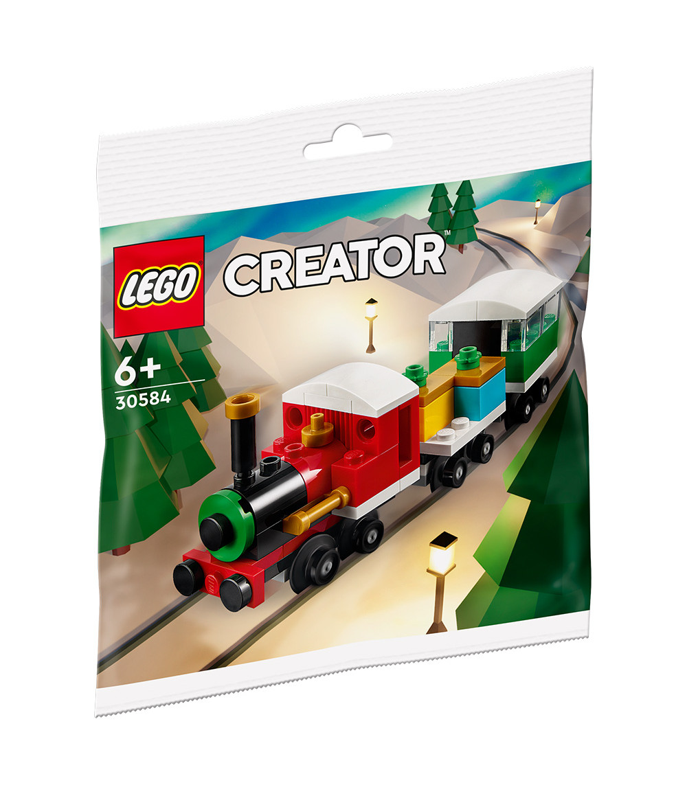 Afsnit gele sneen LEGO® GWP Winter Holiday Train, Age 6+, Building Blocks, 2022 (73pcs)