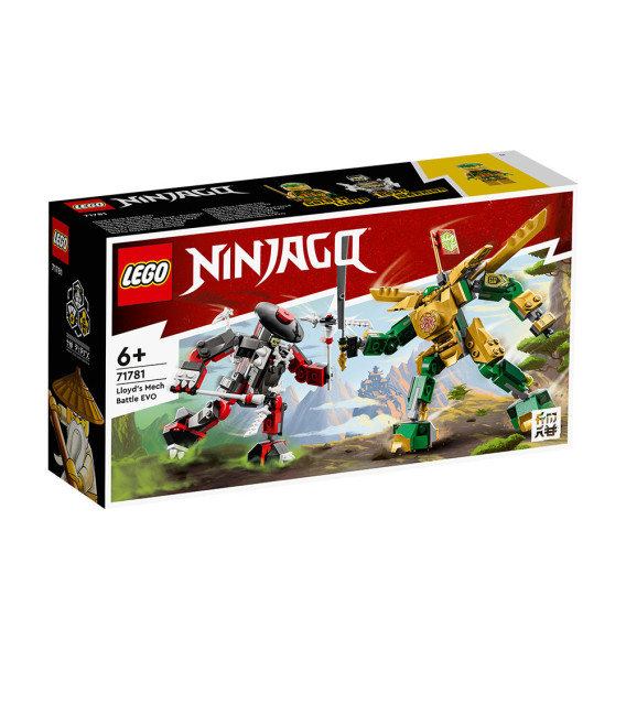 LEGO® Ninjago 71781 Lloyds Mech Battle EVO, Age 6+, Building Blocks, 2023 (223pcs)