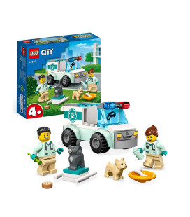 LEGO® City 60382 Vet Van Rescue, Age 4+, Building Blocks, 2023 (58pcs)