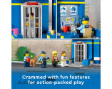 LEGO® City 60370 Police Station Chase, Age 4+, Building Blocks, 2023 (172pcs)