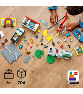 LEGO® City 60371 Emergency Vehicles HQ, Age 6+, Building Blocks, 2023 (706pcs)