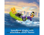 LEGO® City 60373 Fire Rescue Boat, Age 5+, Building Blocks, 2023 (144pcs)