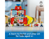 LEGO® City 60375 Fire Station and Fire Truck, Age 4+, Building Blocks, 2023 (153pcs)