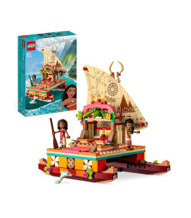 LEGO® Disney Princess 43210 Moana's Wayfinding Boat, Age 6+, Building Blocks, 2023 (321pcs)