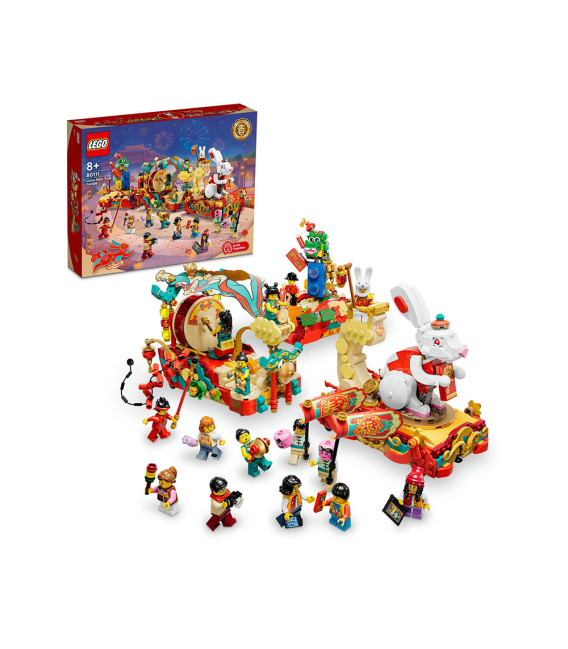 LEGO® Chinese Festivals 80111 Lunar New Year Parade, Age 8+, Building Blocks, 2023 (1653pcs)