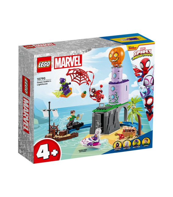 LEGO® Spidey 10790 Team Spidey at Green Goblin's Lighthouse, Age 4+, Building Blocks, 2023 (149pcs)