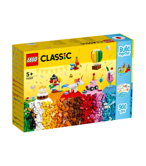 LEGO® Classic 11029 Creative Party Box, Age 5+, Building Blocks, 2023 (900pcs)