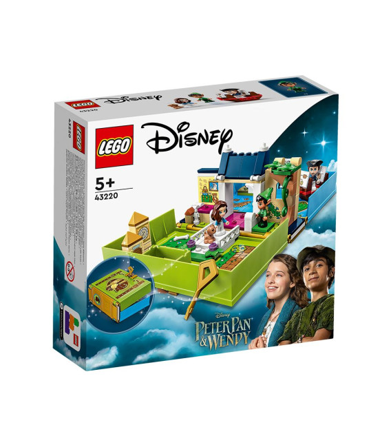 LEGO® Disney Classic 43220 Peter Pan & Wendy's Storybook Adventure, Age 5+, Building Blocks, 2023 (111pcs)