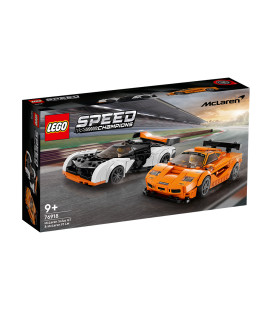 LEGO® Speed Champions 76918 McLaren Solus GT & McLaren F1 LM, Age 9+, Building Blocks, 2023 (581pcs)