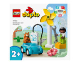 LEGO® DUPLO 10985 Wind Turbine and Electric Car, Age 2+, Building Blocks, 2023 (16pcs)
