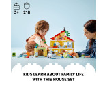 LEGO® DUPLO 10994 3In1 Family House, Age 3+, Building Blocks, 2023 (218pcs)