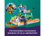 LEGO® Friends 41734 Sea Rescue Boat, Age 7+, Building Blocks, 2023 (717pcs)