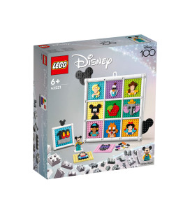 LEGO® Disney Classic 43221 100 Years Of Disney Animation Icons, Age 6+, Building Blocks, 2023 (1022pcs)
