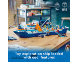 LEGO® City 60368 Arctic Explorer Ship, Age 7+, Building Blocks, 2023 (815pcs)