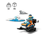 LEGO® City 60376 Arctic Explorer Snowmobile, Age 5+, Building Blocks, 2023 (70pcs)