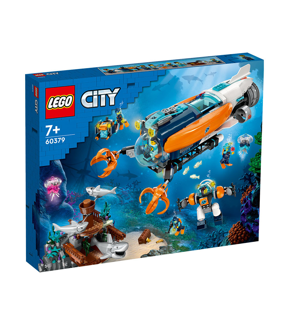 LEGO® CITY 60379 DEEP-SEA EXPLORER SUBMARINE, AGE 7+, BUILDING