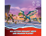 LEGO® Ninjago 71796 Elemental Dragon Vs. The Empress Mech, Age 9+, Building Blocks, 2023 (1038pcs)
