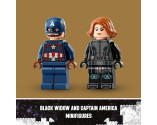 LEGO® Super Heroes 76260 Black Widow and Captain American Motorcycles, Age 6+, Building Blocks, 2023 (130pcs)