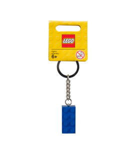 LEGO® LEL Iconic 850152 2x4 Stud Blue Key Chain, Age 6+, Accessories, 2003 (1pc)