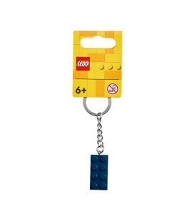 LEGO® LEL Iconic 854237 Earth Blue 2x4 Key Chain, Age 6+, Accessories, 2023 (1pc)