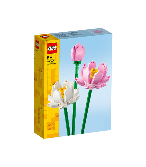 LEGO® LEL Iconic 40647 Lotus Flowers, Age 8+, Building Blocks, 2023 (220pcs)