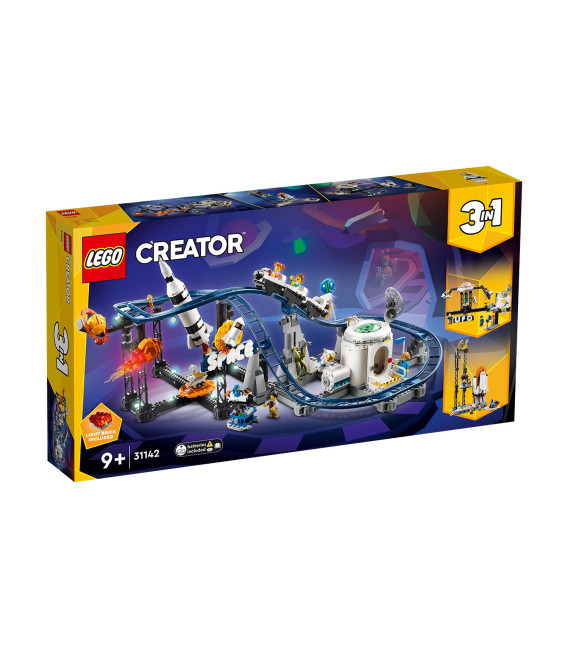 LEGO® Creator 3 in 1 31142 Space Roller Coaster, Age 9+, Building Blocks, 2023 (874pcs)