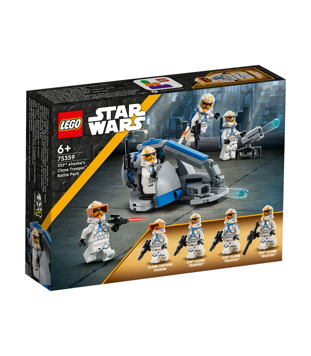 LEGO® STAR WARS™ 75359 332ND AHSOKAS CLONE TROOPER™ BATTLE PACK, AGE 6+,  BUILDING BLOCKS, 2023 (108PCS)