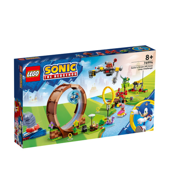 LEGO® Sonic 76994 Sonic's Green Hill Zone Loop Challenge, Age 8+, Building Blocks, 2023 (802pcs)