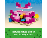 LEGO® Minecraft 21247 The Axolotl House, Age 7+, Building Blocks, 2023 (242pcs)