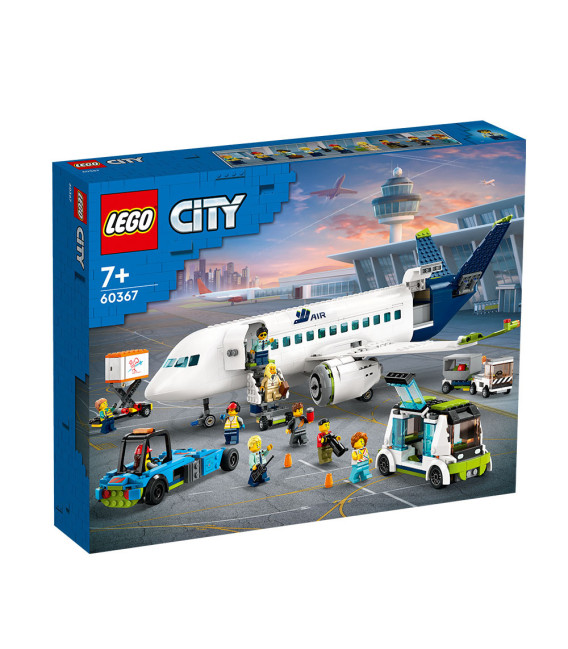 LEGO® City 60367 Passenger Airplane, Age 7+, Building Blocks, 2023 (913pcs)