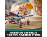 LEGO® Star Wars 75362 Ahsoka Tano's T-6 Jedi Shuttle, Age 9+, Building Blocks, 2023 (601pcs)