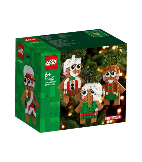 LEGO® LEL Iconic 40642 Gingerbread Ornaments, Age 6+, Building Blocks, 2023 (190pcs)